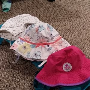 🌞Euc, bundle of 3 toddler, sun hats🌞